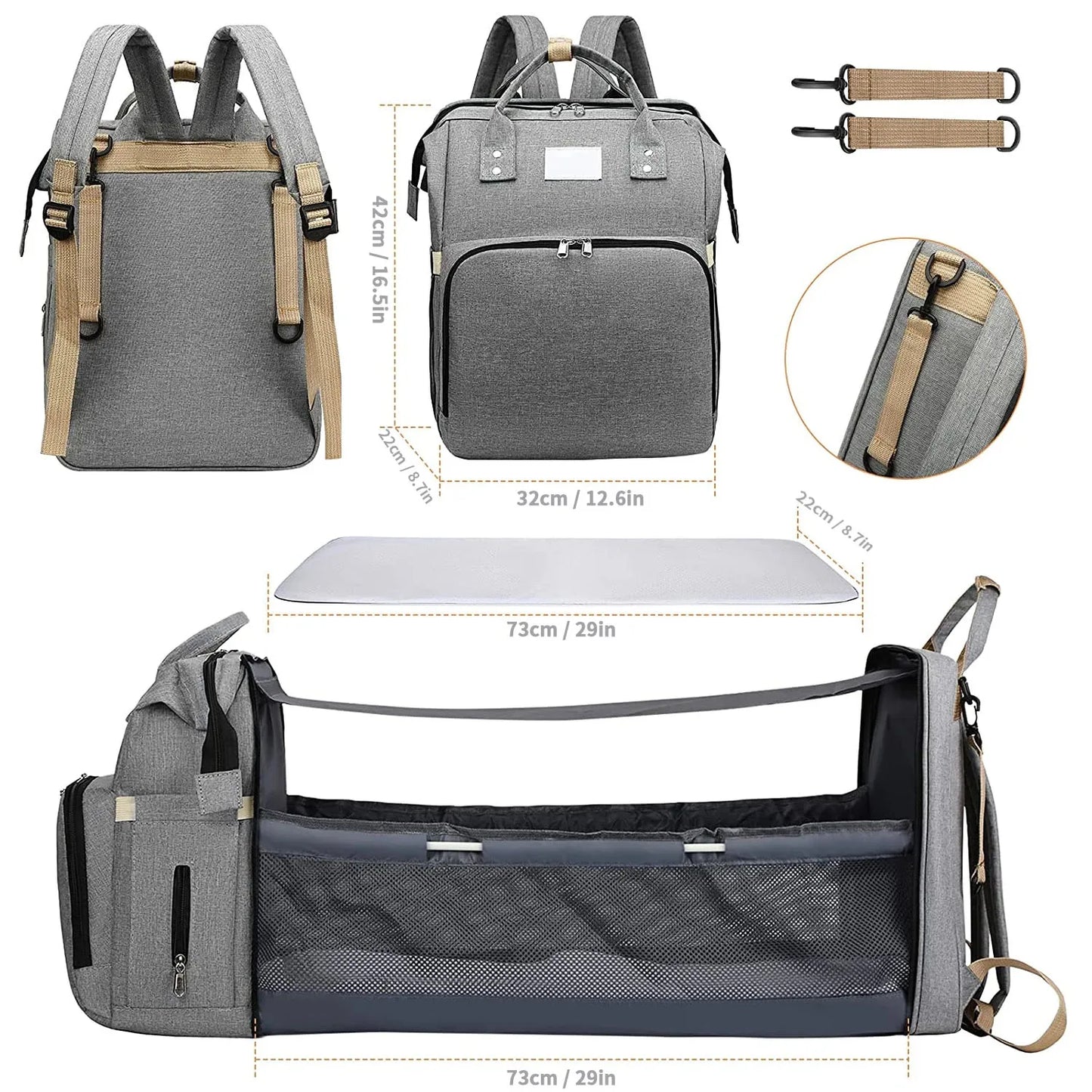 Sac à Dos à Langer 3 en 1